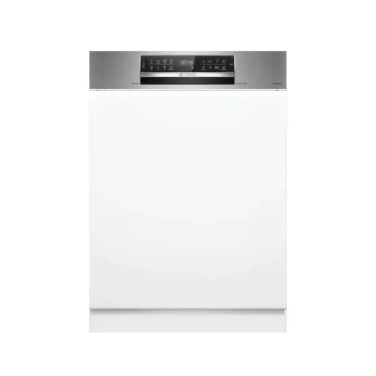 Bosch Lave-vaisselle encastrable 60 cm acier brossé – 13 couverts, Home Connect Wi-Fi, 46 dB, 8 programmes, RackMatic – SMI6EKS81T