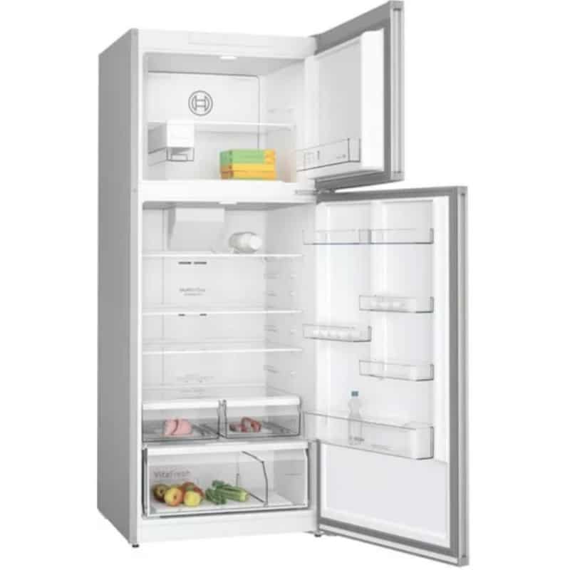 Bosch Vertical Série 6 – 186 × 86 cm – Acier brossé anti‑traces – Total No Frost – KDN86AI3M9