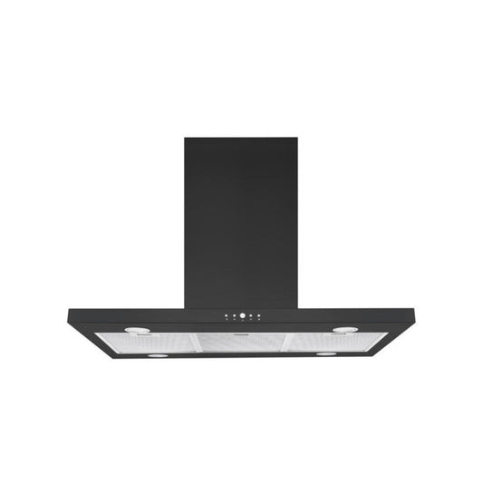 SCHNEIDER Hotte îlot 90 cm Noir – TI1190KBL-SCH