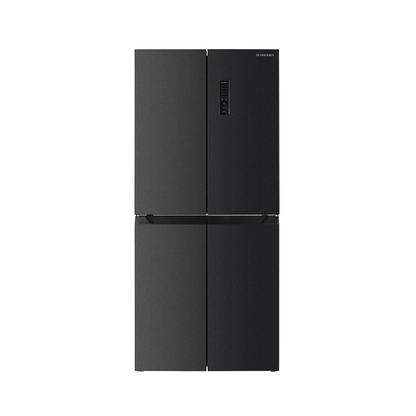 SCHNEIDER Réfrigérateur 4 Portes (French Door) 337 L Net Gris Noir – SCH-FF4-48