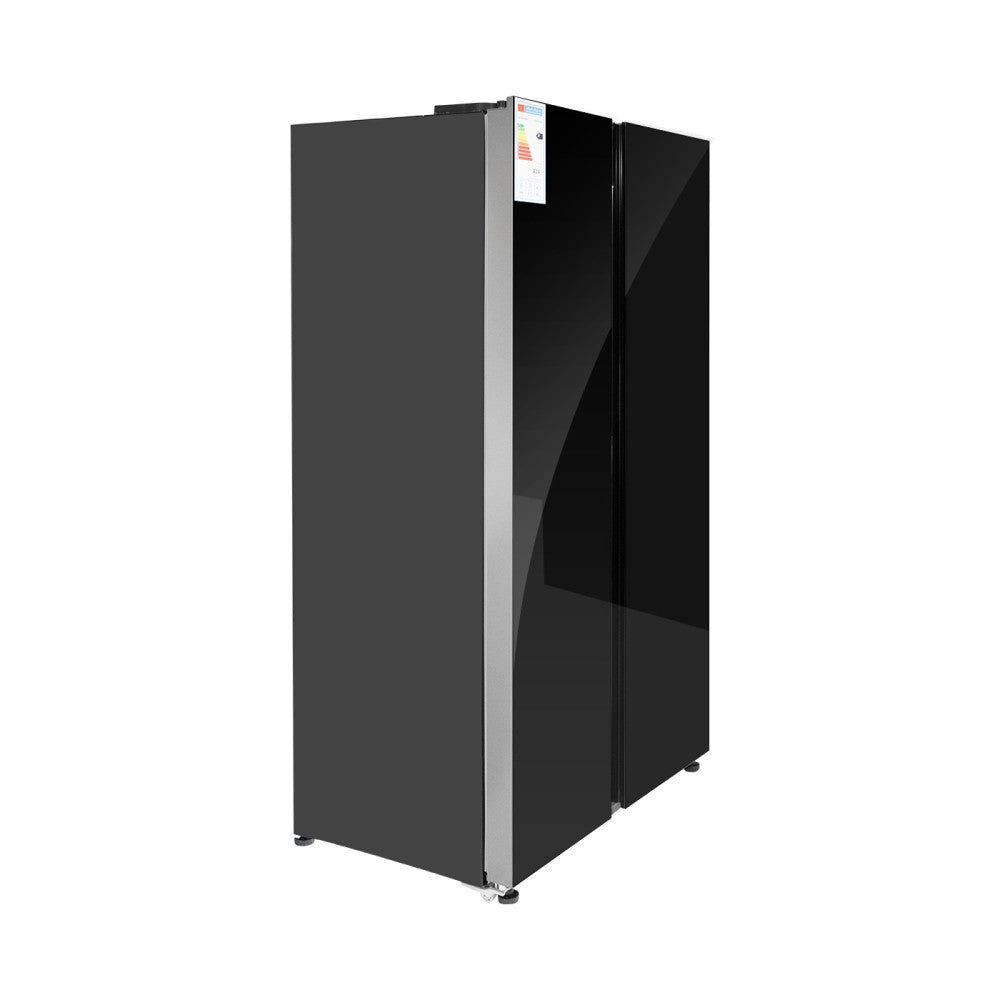 SCHNEIDER Réfrigérateur 2 Portes NoFrost 581 L Miroir Noir – SCH-FF2-80.1